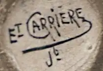 signature d'Ernest Carrière