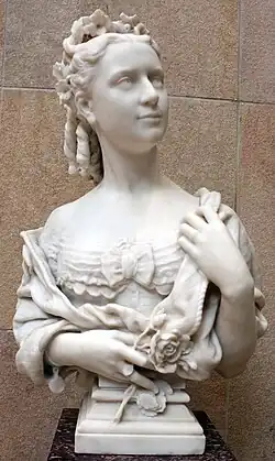 Buste de Marie-Anne au musée d'Orsay.
