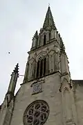 Le clocher néogothique (juin&nbsp;2012)