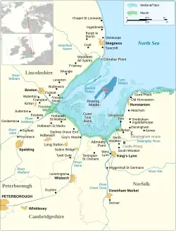 Carte de The Wash.