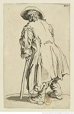 no&nbsp;17 : Le vieux mendiant à une seule béquille