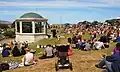 La rotonde de l’orchestre au niveau de « Shorland Park » durant le « Festival de Island Bay » de 2012