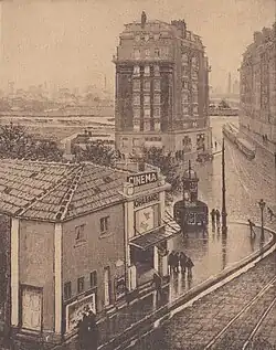 Le Cinéma de la porte d'Orléans en 1929.