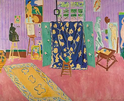 L'Atelier rose, 1911 – Musée des Beaux-Arts Pouchkine, Moscou.