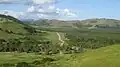 Piste traversant le domaine