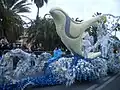 Le char fleuri Vola Colomba