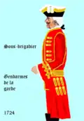 Gendarme de la garde (1724).