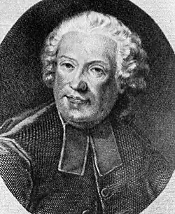 Portrait d'homme en noir et blanc.