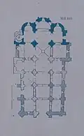 Plan de l'église Saint-Jean-Baptiste.