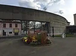 Entrée du nouveau cimetière.