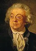 Esquisse pour le portrait de Mirabeau de Boze.