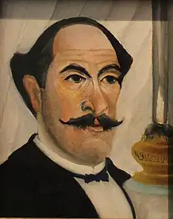 Henri Rousseau, Portrait de l'artiste à la lampe, 1902-1903 – Musée Picasso, Paris.