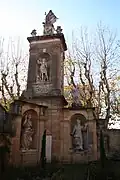 Saint Jean-Baptiste au-dessus de Déborah et Aaron