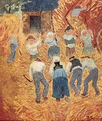 Les Batteurs de blé noir, 1919 – Musée des Beaux-Arts de Brest, Brest.
