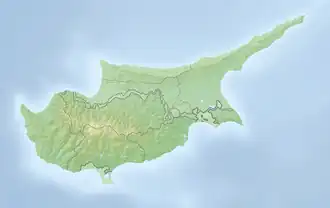 Voir sur la carte topographique de Chypre