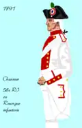 58e régiment d’infanterie de ligne de 1791 à 1797