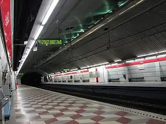 Image illustrative de l’article Urgell (métro de Barcelone)