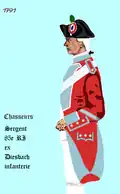 85e&nbsp;régiment d’infanterie de ligne de 1791 à 1792