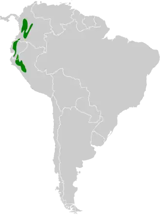 Description de l'image Amazilia franciae map.svg.