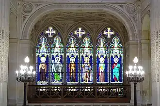 Le transept nord.