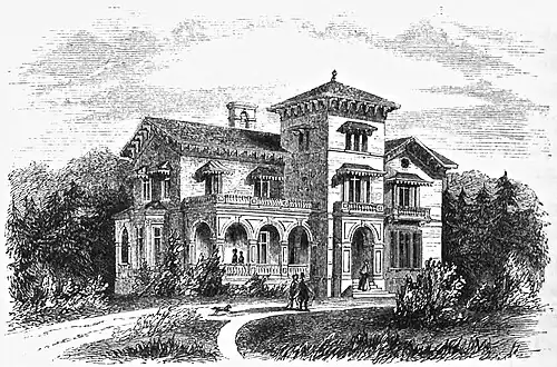 Maison R.-P.-Dodge (1864) par le cabinet d'architectes Downing & Vaux (NY)