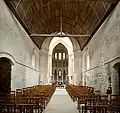 La nef de l’église Notre-Dame-des-Labours.