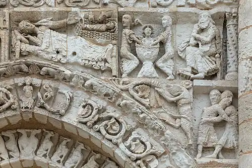 Scènes de la vie de Jésus. Façade ouest.