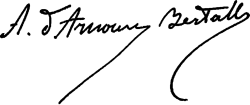 signature de Bertall