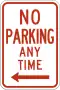 Stationnement interdit, MUTCD R7-1.