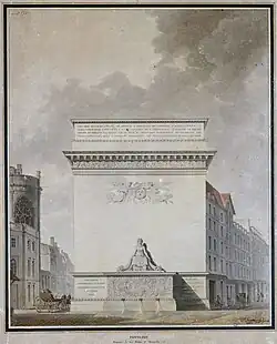Projet non réalisé d'Étienne-Louis Boullée.