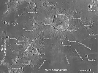 Image illustrative de l'article Secchi (cratère lunaire)