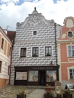 Maison Teltscher à Telč.