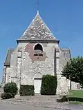 Façade ouest, entrée,