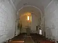 La nef, vue vers l'entrée