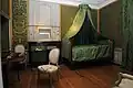 L'antichambre ou la chambre verte de l'hôtel Jacobsen après restauration. Photo : Michel Pottier.