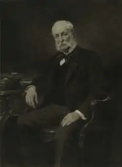 Portrait du banquier et ancien maire de Fondettes Eugène Goüin (1818-1909), par l'artiste-peintre Aimé Morot.
