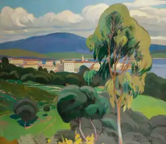 1926 : Ajaccio, vu du Parc Berthaut.