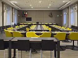 La salle du conseil municipal