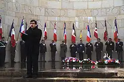 Journée nationale du souvenir de la déportation le 28 avril 2013.
