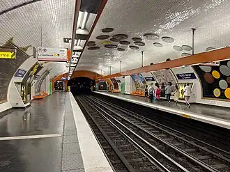 Station Pont Neuf en 2022.