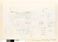 Croquis de Basset de Jolimont réalisé avant 1832.