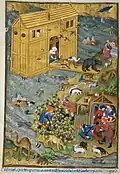 La sortie de l'arche, f.16v.