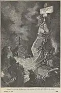 Exécution de Giordano Bruno en 1600 à Rome.
