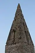 Vue du toit pyramidal.