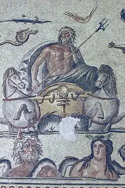 Mosaïque d'Océan et Téthys