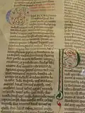 Folio du manuscrit de Maidstone.