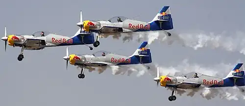 Patrouille acrobatique Flying Bulls Aerobatics Team.