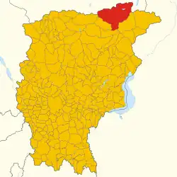 Localisation de Valbondione