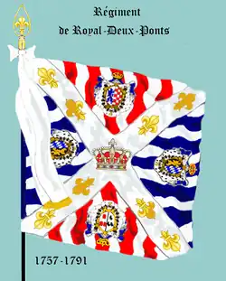 Drapeau d'Ordonnance de 1757 à 1791