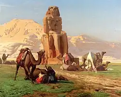 Les Colosses de Memnon.